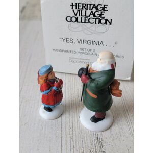 Dept 56 58890 Yes, Virginia... village accessory xmas set